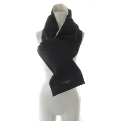 マックスマーラ MAX MARA マフラー 中綿 バイカラー ブラック ホワイト /YO30のサムネイル