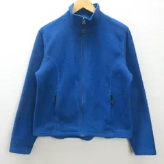g■エルエルビーン/L.L.bean フリースジャケット/フルジップ【O】青/men's/51【中古】■