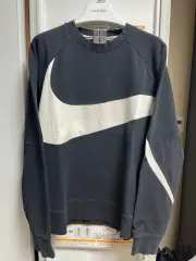 ナイキ BIGスウッシュ スウェット ブラック L