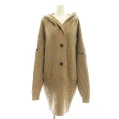 ダーリッチ Darich 25AW ローウエストデザインニットワンピース ひざ丈 F ベージュ /DF ■OS