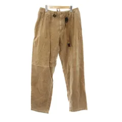 グラミチ GRAMICCI パンツ L ベージュ コーデュロイ ウェビングベルト フルレングス /JP