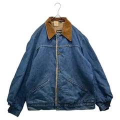 MAVERICK(マーベリック) 70's Collar Corduroy Inner Fleece Lining Western-Style Denim Jacket 70年代 襟 コーデュロイ 内ボア ウエスタン デニム ジャケット L程度