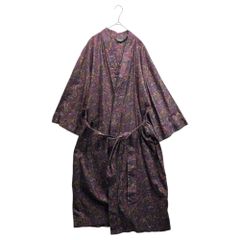 ニードルス needles 着物コート ノーカラーコート パープル kimono 