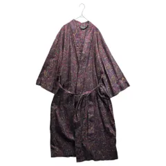 Christian Dior MONSIEUR(クリスチャンディオールムッシュ) 80's Paisley Cotton Gown Cardigan 80年代 ペイズリー コットン ガウン カーディガン パープルのサムネイル
