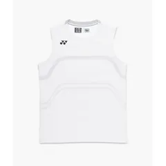 ヨネックス YONEX メンズゲームシャツ（ノースリーブ） テニス・バドミントン ウェア（メンズ） (10714)、(011)ホワイト