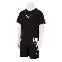 PUMA(プーマ) PUMA SPORT Tシャツ and ショートPT セット B スポーツスタイル ウェア Ｔシャツ 694285、140