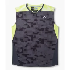 ヨネックス YONEX メンズゲームシャツ（ノースリーブ） テニス・バドミントン ウェア（メンズ） (10755)、(313)アッシュグレー