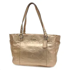 (中古)コーチ ギャラリーエンボスト・メタリックレザー・EWジップ  F17730【Aランク】