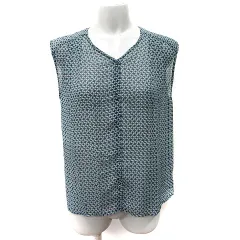 ロッソ ROSSO アーバンリサーチ シフォンブラウス シアー ノースリーブ 総柄 F マルチカラー /YI