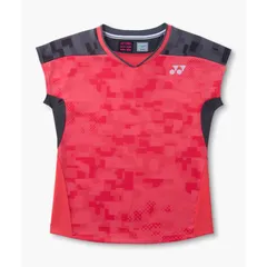 ヨネックス YONEX ウィメンズゲームシャツ（フィットシャツ） テニス・バドミントン ウェア（レディース） (21000)、(475)コーラルレッド