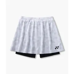 ヨネックス YONEX ウィメンズスカート（インナースパッツ付） テニス・バドミントン ウェア（レディース） (26208)、(011)ホワイト
