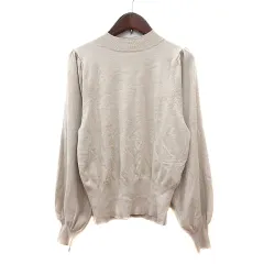 センスオブプレイス バイ アーバンリサーチ Sense of Place by Urban Research ニット セーター ハイネック 長袖 One M ライトベージュ /MN