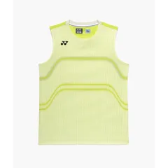 ヨネックス YONEX メンズゲームシャツ（ノースリーブ） テニス・バドミントン ウェア（メンズ） (10714)、(680)フレッシュライム