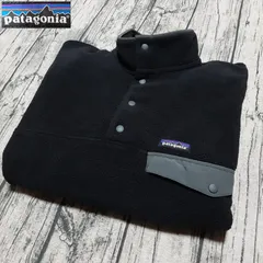 【size M】2018年製 patagonia ライトウェイト シンチラスナップT ブラック グレー lightweight synchilla snap-t black bfo 25580 FA18
