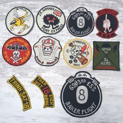 DC61 スカル ドクロ 骸骨 ベトナム 戦争 ワッペン 人気 BRUCE BRUNER