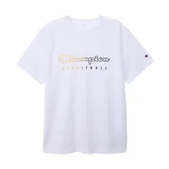 チャンピオン Champion  SHORT SLEEVE T-SHIRT BASKETBALL ウェア(メンズ･ユニ) (C3-DB322)、(010)ホワイト