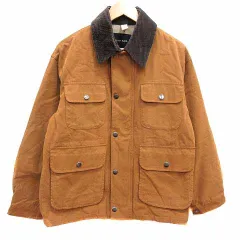 ニコアンド Niko and.. ジャケット ブルゾン ハンティング ジップアップ 裏起毛 3 M 茶 キャメル /YK