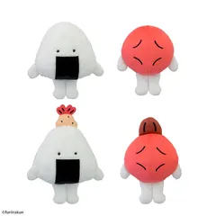 おにうめ　くっつきぬいぐるみ　4種　くっつけて楽しい　つながる　マスコット　セガ　おにぎり　おむすび　梅干し