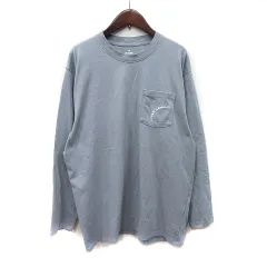 アンダーアーマー UNDER ARMOUR Tシャツ カットソー 長袖 刺繍 XL グレー /YI