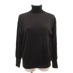 ジャーナルスタンダード レリューム JOURNAL STANDARD relume ニット カットソー タートルネック ウール 長袖 F こげ茶 ダークブラウン /MS