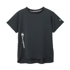 チャンピオン Champion  SHORT SLEEVE T-SHIRT WOMENS SPORTS ウェア(レディース) (CW-DS307)、(090)ブラック