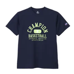 チャンピオン Champion  SHORT SLEEVE T-SHIRT BASKETBALL ウェア(キッズ) (CK-DB341)、(370)ネイビー