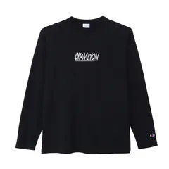 チャンピオン Champion  LONG SLEEVE T-SHIRT BASIC ウェア(メンズ･ユニ) (C3-D408)、(090)ブラック