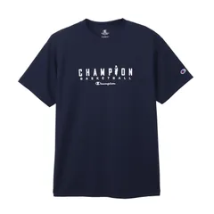 チャンピオン Champion  SHORT SLEEVE T-SHIRT BASKETBALL ウェア(メンズ･ユニ) (C3-DB327)、(370)ネイビー