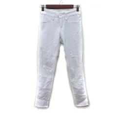 サムシング something スキニーパンツ S 白 ホワイト /YI