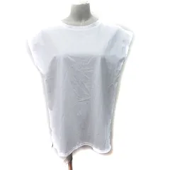 グローバルワーク GLOBAL WORK Tシャツ カットソー フレンチスリーブ L 白 ホワイト /YI