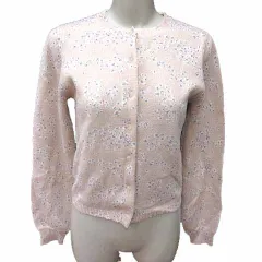 スナイデル SNIDEL カーディガン ニット 花柄 長袖 F ベージュ /YK