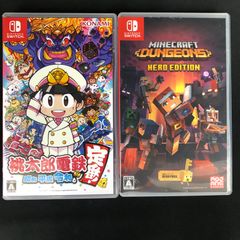 Switch ソフト Minecraft & 桃太郎電鉄 2本セット - メルカリ