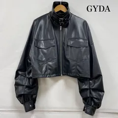 ジェイダ フェイクレザー スタンドカラー ショート ジャケット ブルゾン アウター レディース FREE ISItems【USED】【古着】【中古】50152215