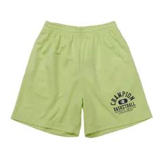チャンピオン Champion  SHORTS BASKETBALL ウェア(キッズ) (CK-DB526)、(620)ライム