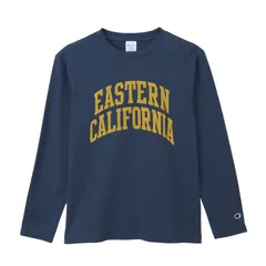 チャンピオン Champion  LONG SLEEVE T-SHIRT BASIC ウェア(メンズ･ユニ) (C3-D411)、(385)ダークブルー