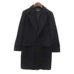 ジャーナルスタンダード JOURNAL STANDARD チェスターコート ウール 総裏地 S 黒 ブラック /MS