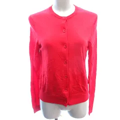 ザラ ZARA ニット カーディガン 長袖 M 赤 レッド /AU