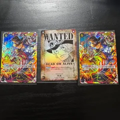 【ワンピースカード】サボ 手配書 OP13-120 SP SEC★＆サボ シークレット2枚