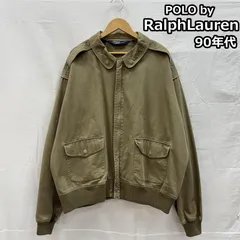ポロバイラルフローレン 90年代 ビンテージ シンガポール製 A-2 タイプ コットン フライト ジャケット 90s VINTAGE メンズ XL ISItems【USED】【古着】【中古】50152085