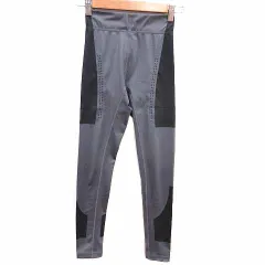 アディダス adidas パンツ レギンス XS グレー 黒 ブラック /YK