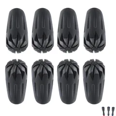 8個 トレッキングポール トレッキングポール キャップ ラバーキャップ セット ラバーキャップ ノンスリップ ゴム製 ハイキング交換用 滑り止め バスケット登山 先端保護 汎用 ウォーキングポール 内径11mm LUYING 13mm