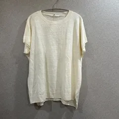 URBAN RESEARCH DOORSアイボリー ニットセーター 半袖