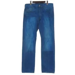 リーバイス Levi's 501 デニムパンツ ジーンズ 革パッチ インディゴ ブルー W33 L32
