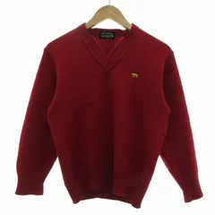 ジャックニコラウス Jack Nicklaus ヴィンテージ セーター ウール Vネック M 赤 /UO