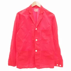 リーバイス Levi's テーラードジャケット シングル コットン L 赤 レッド /AE ■MET1