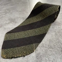 【ストライプ】レジメンタルストライプネクタイ　ビジネス向け　バイカラー　ブラック　グレー　黒　灰色　長さ短め