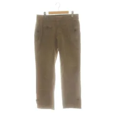 アールニューボールド R.NEWBOLD ストライプ柄コットンパンツ ボトムス ジップフライ XL 茶 ブラウン /YQ ■OS