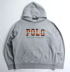 ラルフローレン 現行QRタグ スウェット フーディ ライトグレー XLサイズ 【POLO RALPH LAUREN】