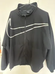 ナイキ プロ ブラック ウィンドブレーカー ジャケット M