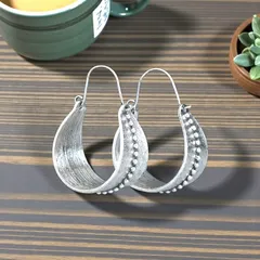 アンティーク風 フープピアス ビーズデザイン レディース 個性的 大きめ アンティーク風 アクセサリー